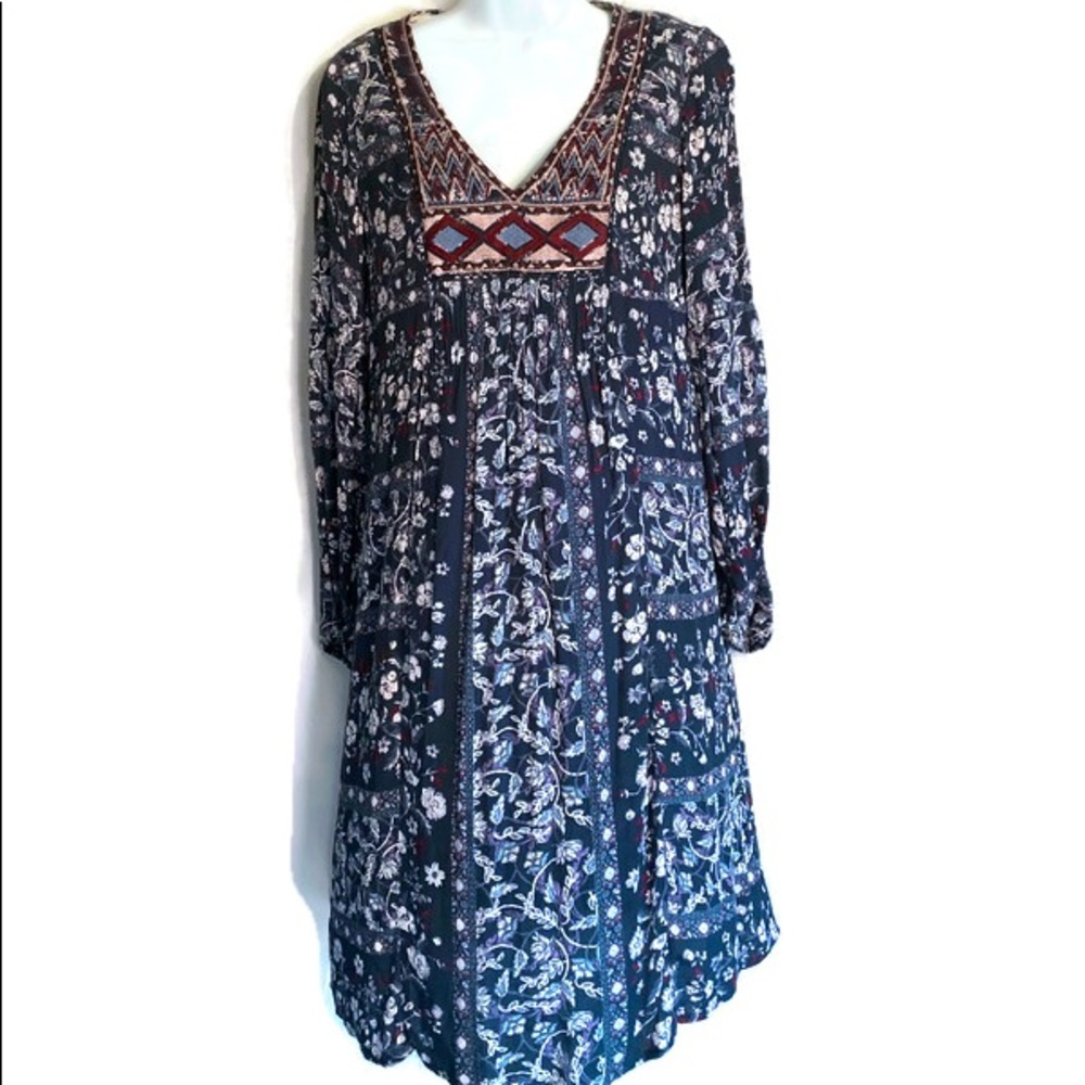 Ladies Sz M Knox Rose LS Midi Dress